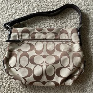 COACH Purse Classic Signature Brown E1059-F15067